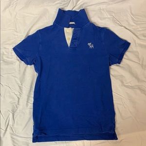 Blue Abercrombie & Fitch Polo